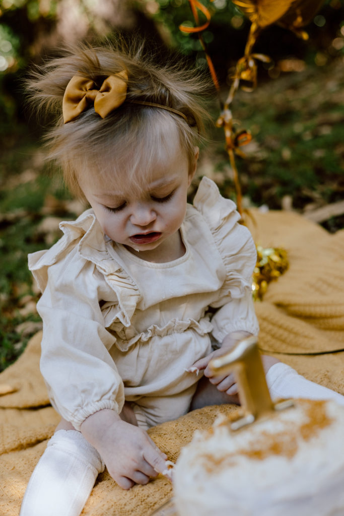 baby milestone photo session in Powhatan Va