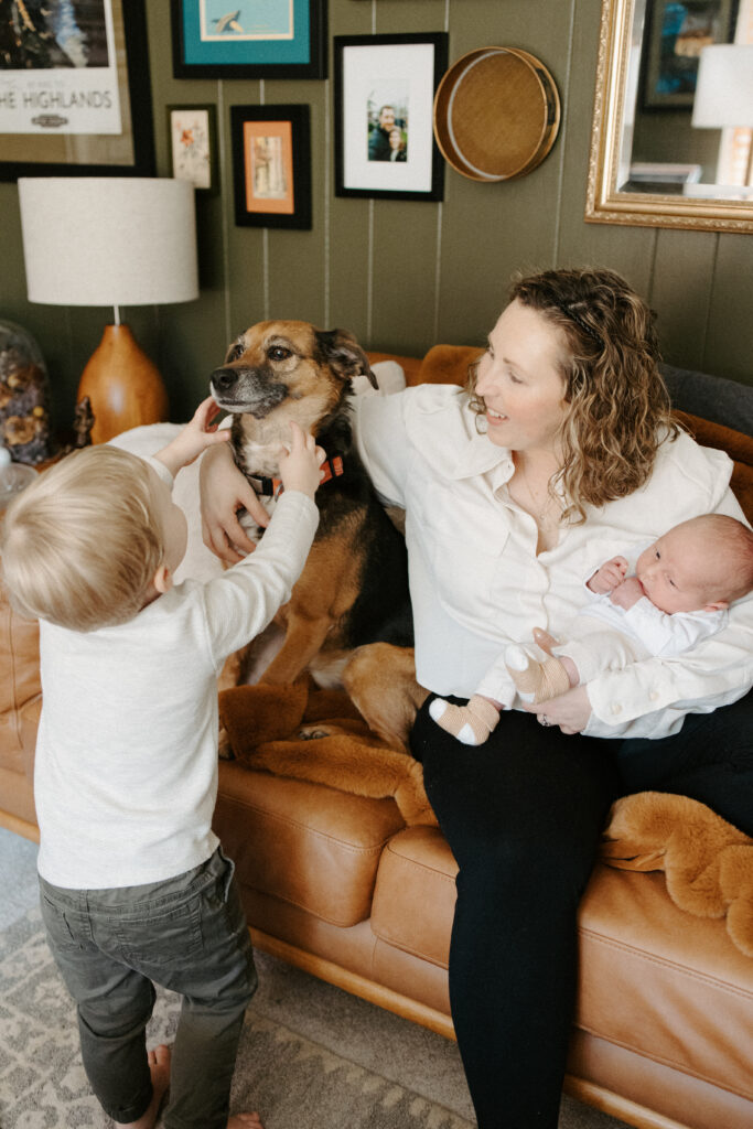 in-home newborn session