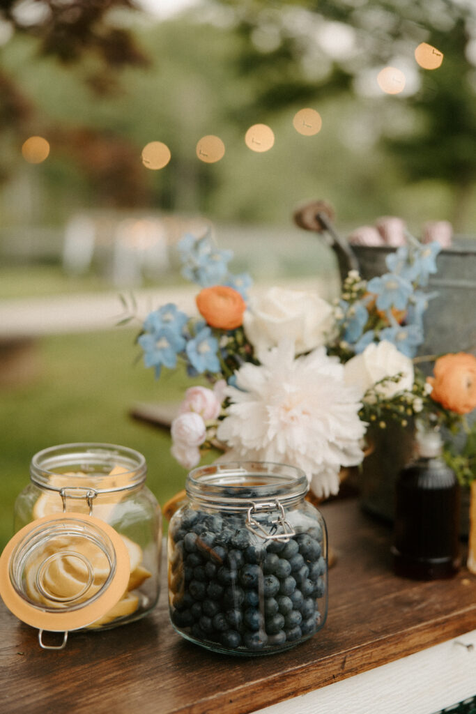 French Honey Hospitality Bar Setup