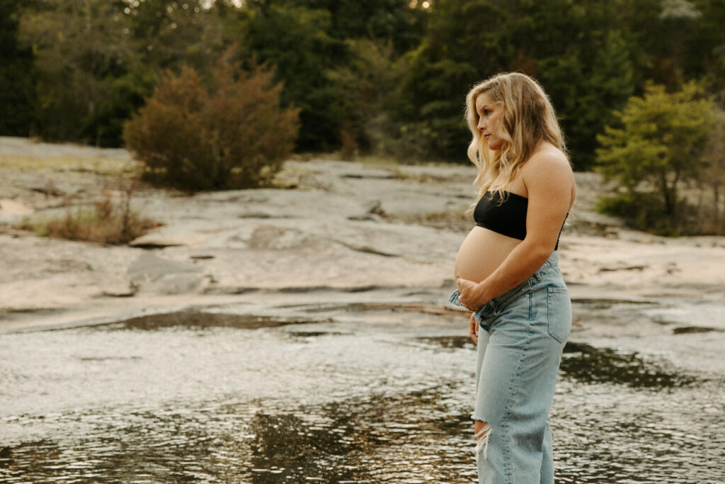 Maternity Session At The Mill At Fine Creek