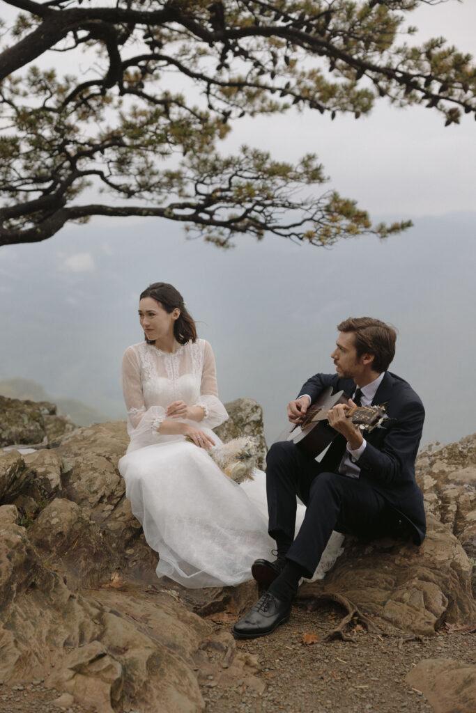 Ravens Roost Overlook Adventure Elopement