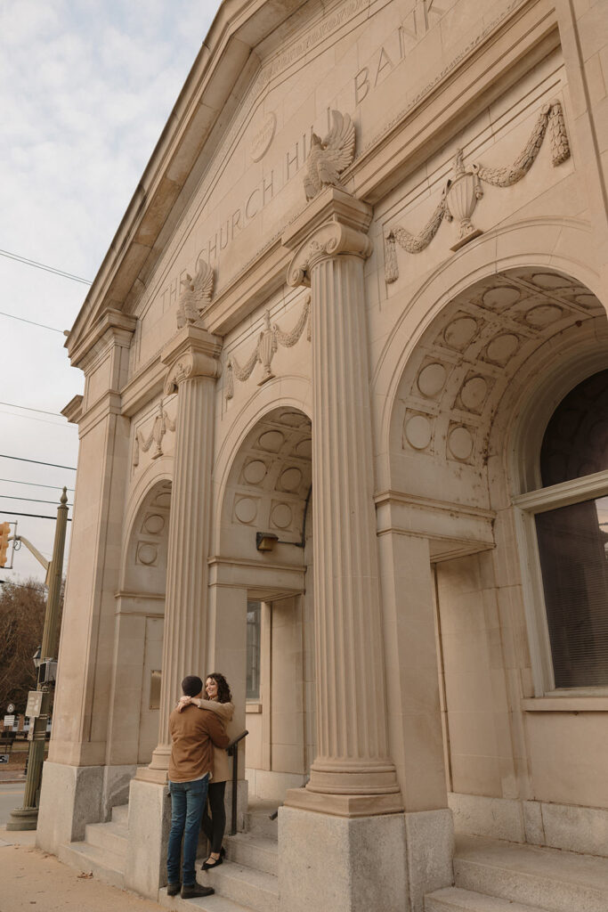 Church Hill RVA engagement photos