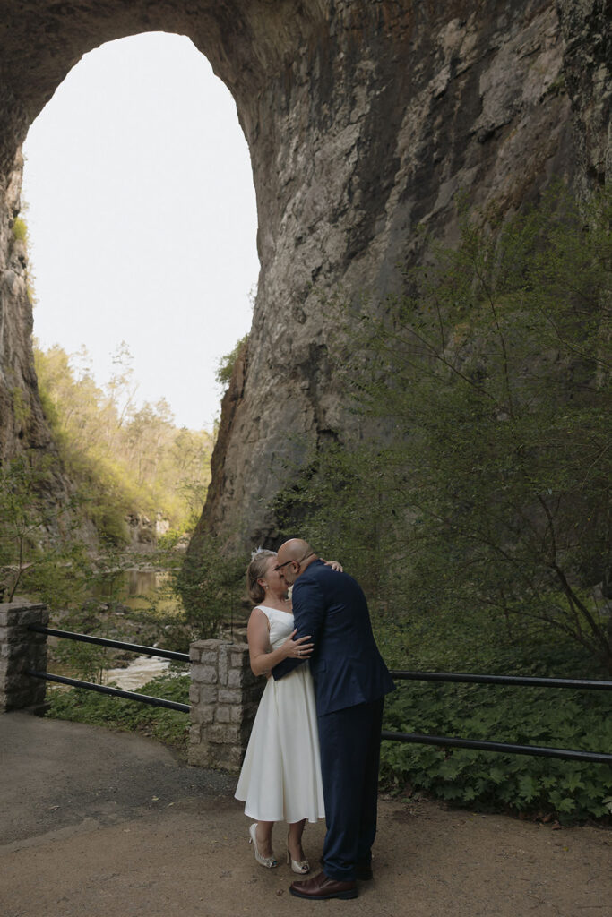 Natural Bride Elopement with VA wedding photographer