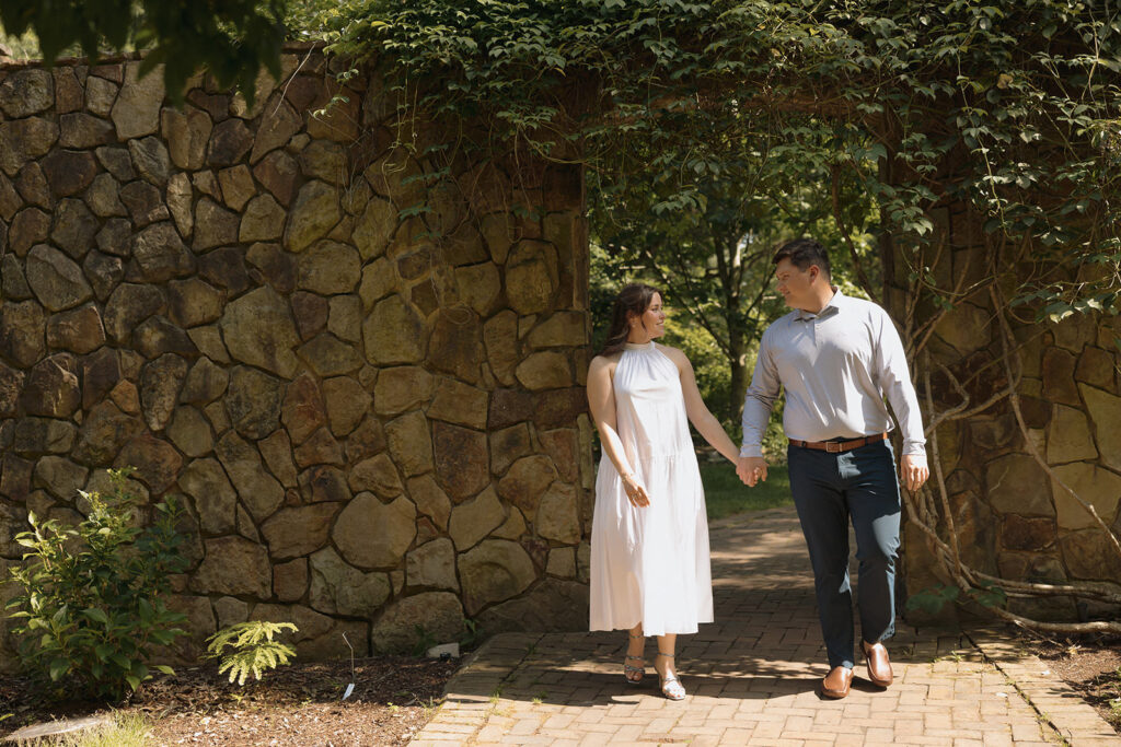 Richmond Va garden engagement session