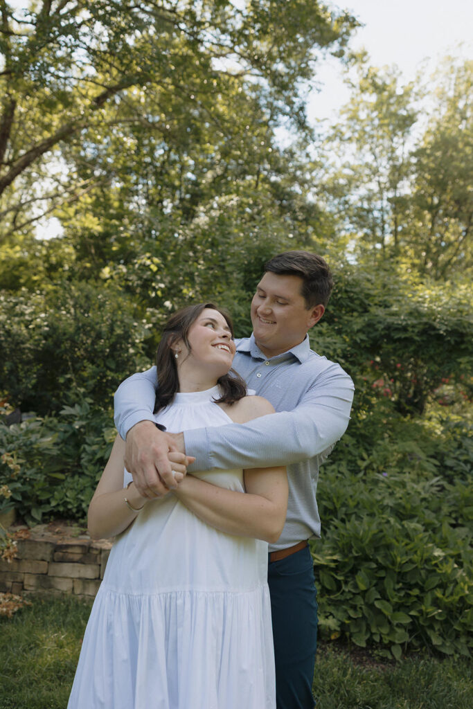 Richmond Va garden engagement session