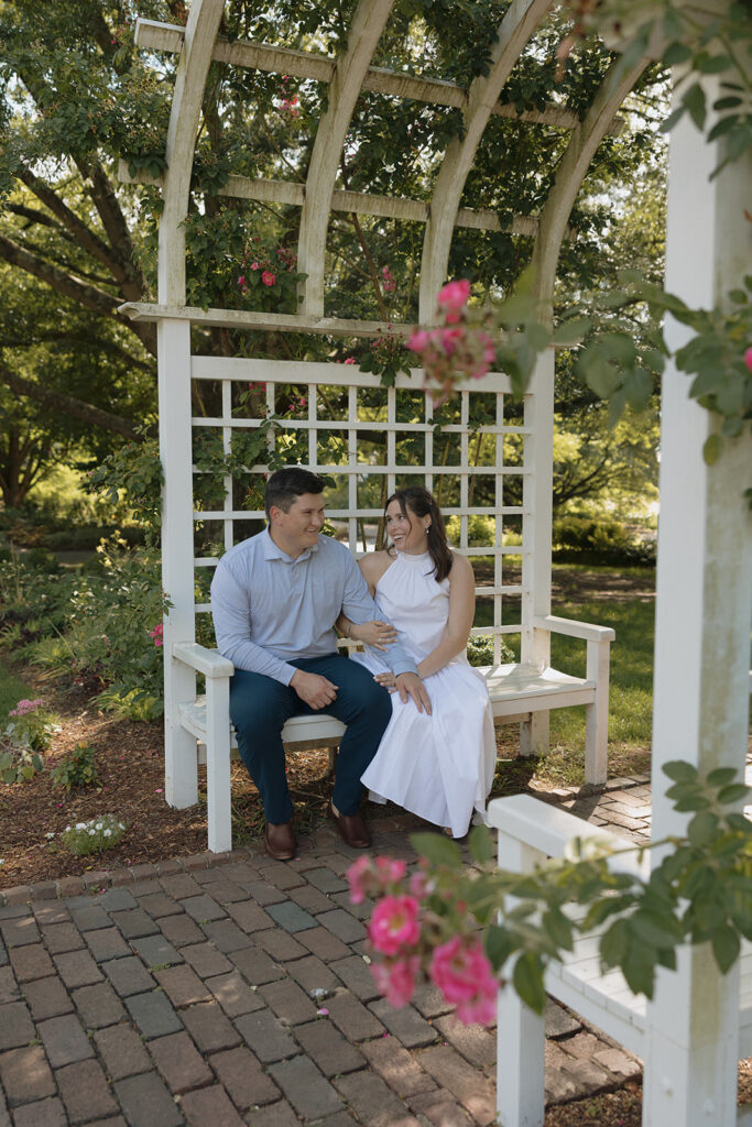 Richmond Va garden engagement session
