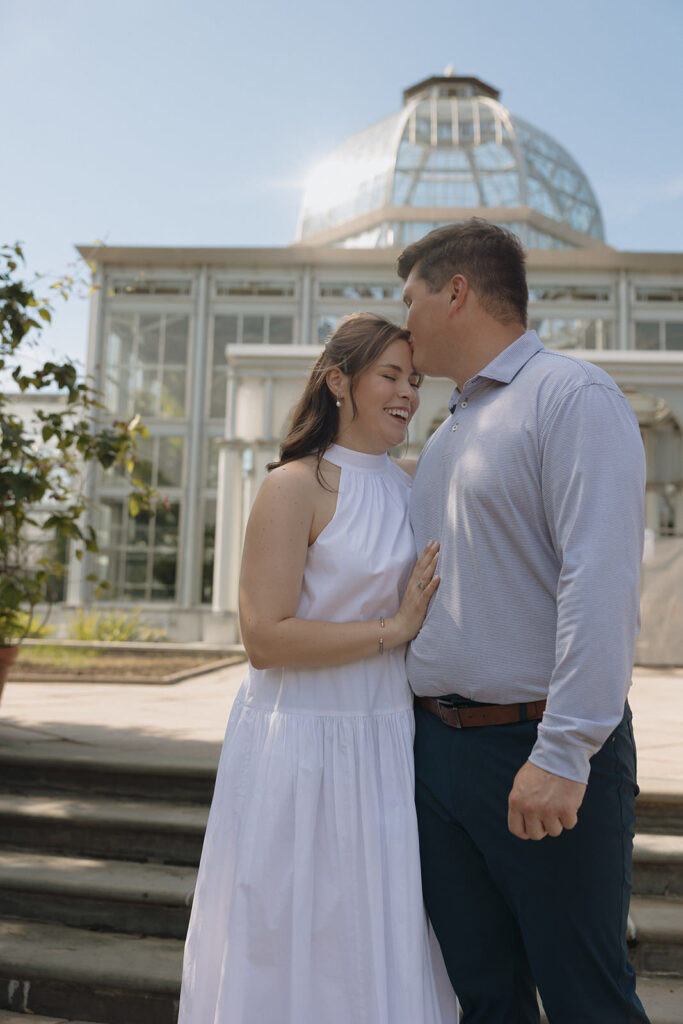 Richmond Va garden engagement session