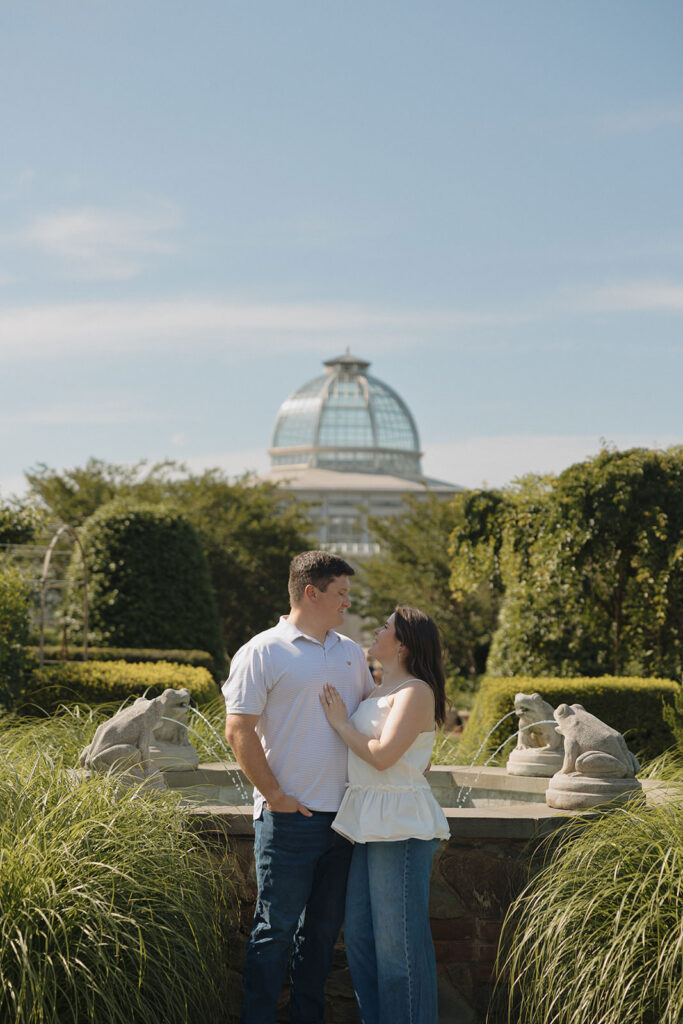Richmond Va garden engagement session