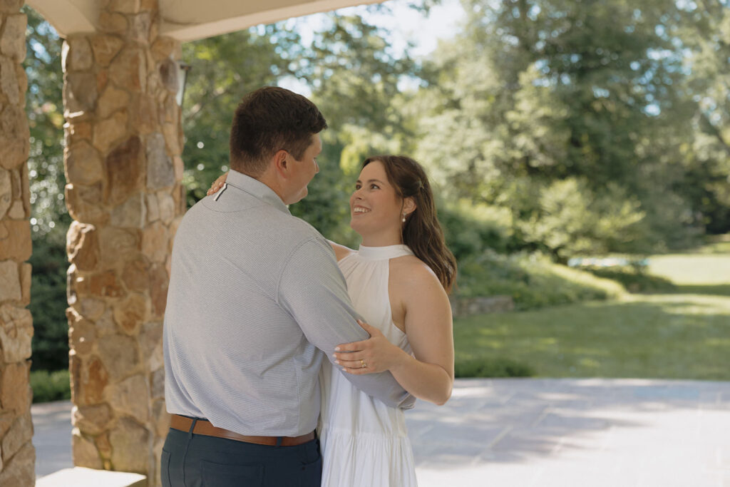 Richmond Va garden engagement session