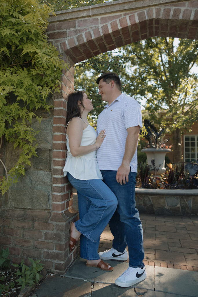 Richmond Va garden engagement session