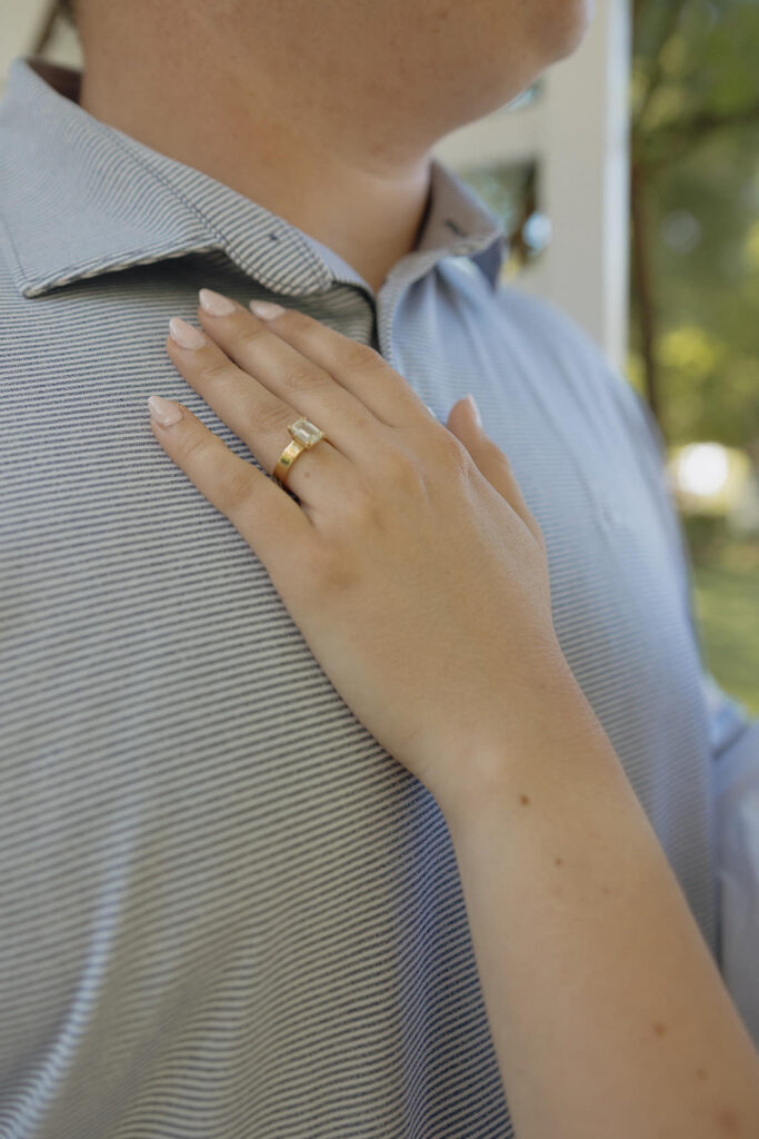 Richmond Va garden engagement session