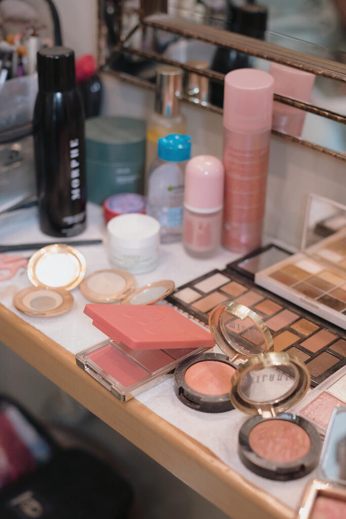 Makeup details from a wedding at The Mill At Fine Creek